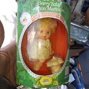 Berry Baby Lemon Meringue Doll Nib & Picnic Basket Lunchbox Lot